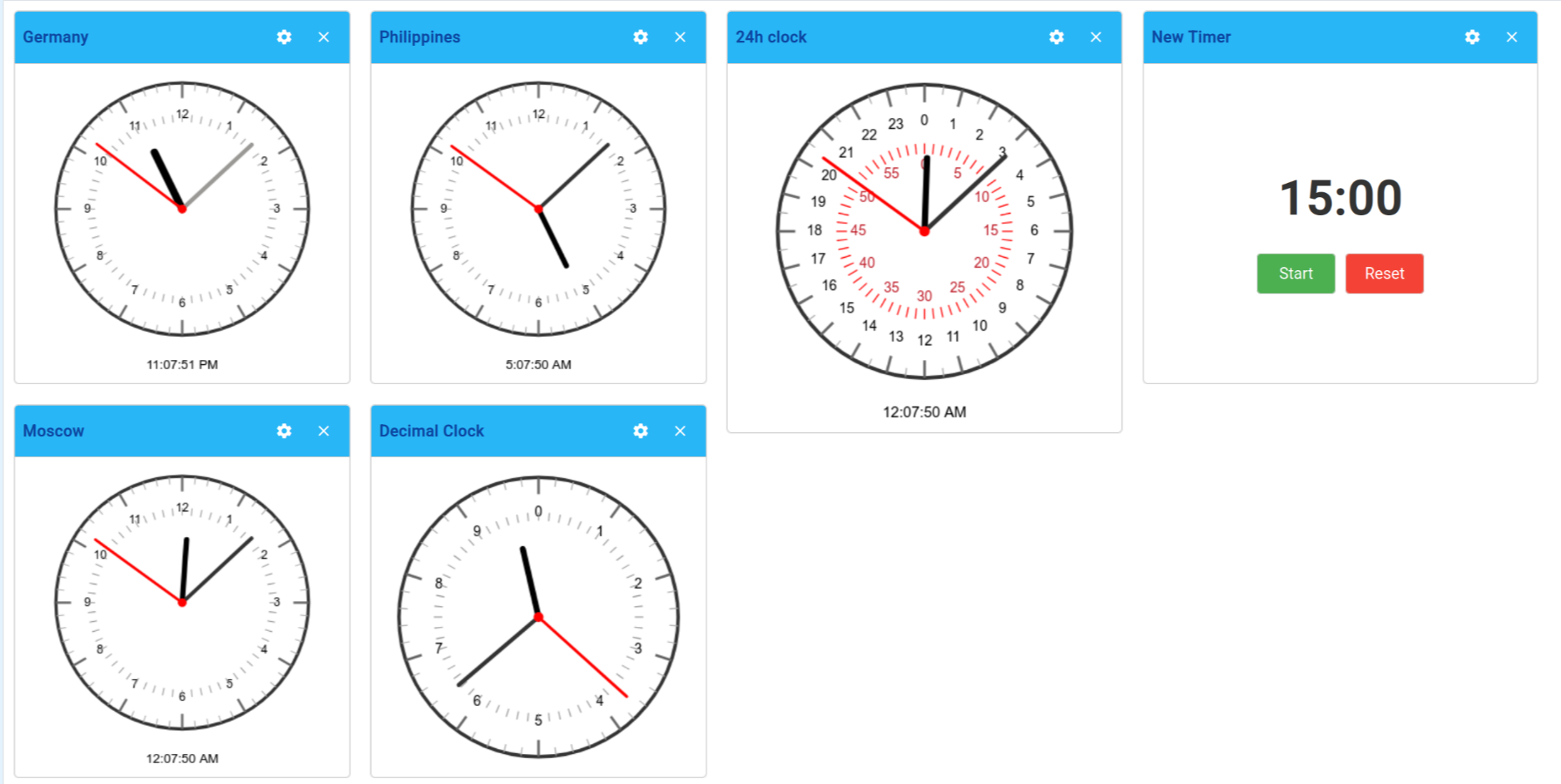 Clocks