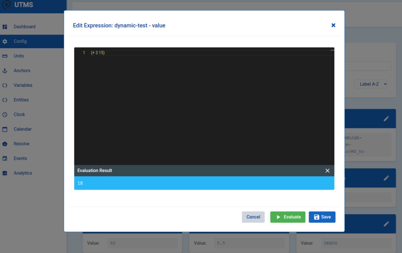 UTMS Editor Interface